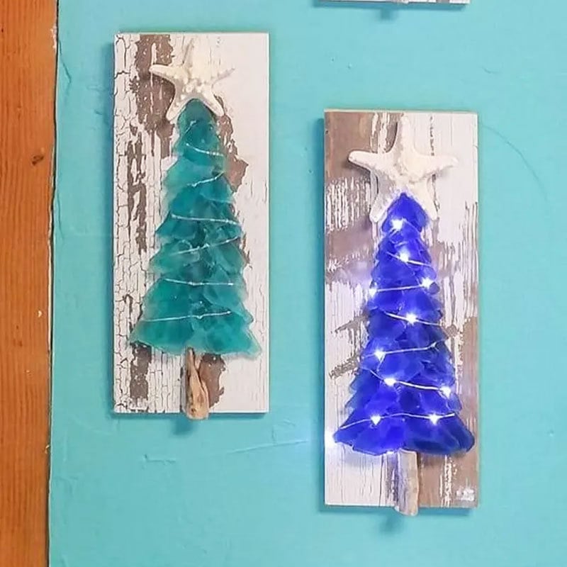 🌲Early Christmas Special 50% OFF🌲DIY Sea Glass Christmas Tree